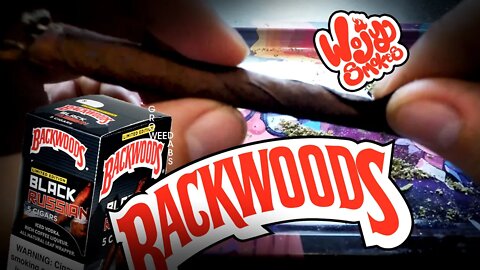 Rolling a Black Russian Backwood