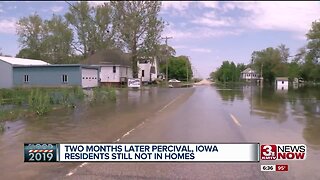 Percival residents still can't return home two months after flooding