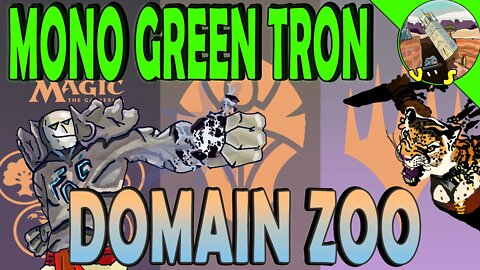 Mono Green Tron VS Domain Zoo｜No Audio ｜Magic The Gathering Online Modern League Match
