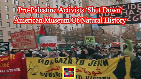 Pro-Palestine activists ‘shut down’ American Museum of Natural History