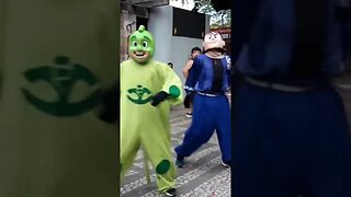 DANÇARINOS SUPER NINJAS DA CARRETA DA ALEGRIA FURACÃO, DANÇANDO FOFÃO, O MÁSKARA, BEN10 E PATATI