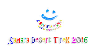 Always With A Smile - Sahara Desert Trek 2016