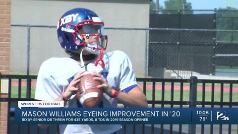 Bixby Senior QB Mason Williams talks improvement goals in 2020