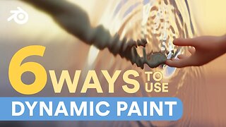 6 Mind-Blowing ways to use Dynamic Paint (Blender 3D)