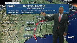 Hurricane Laura Update PM 8/26