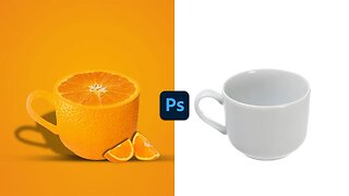 How to Create Any Cup To Orange Cup Photo Manipulation in Photoshop