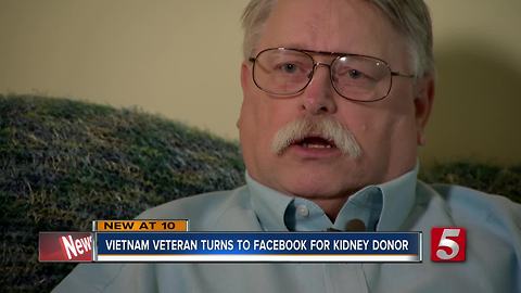 Vietnam Veteran Turns To Facebook For Kidney Donor