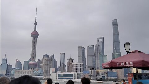 Walking in Shanghai