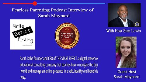 FearLESS Parenting Interview of Sarah Maynard