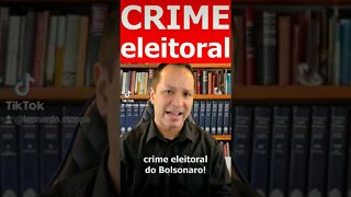 Crime eleitoral do Bolsonaro