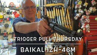 Trigger pull Thursday Baikal IZH-46M single stroke pneumatic pistol @RonWayneOfficial