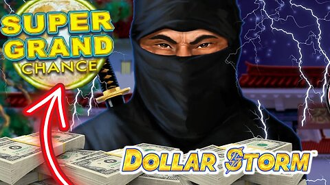 Back to Back to Back Dollar Storm Jackpots! ⚡ 3 Jackpots in 15 Minutes on Max Bet Ninja Moon