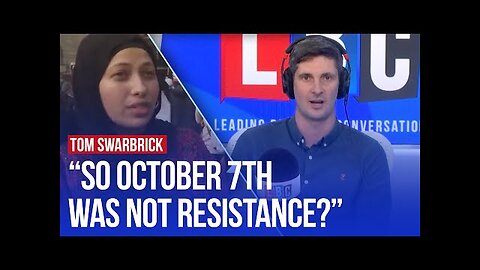 "Are you proud of Hamas?!" Tom Swarbrick vs Palestinian student | LBC debate
