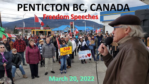 Penticton Freedom Rally Speeches March 20, 2022 | IrnieracingNews