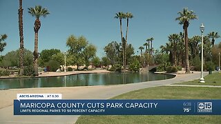 Maricopa County cuts park capactiy