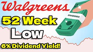 Walgreens Stock is at a 52 Week Low! | Walgreens (WBA) Stock Analysis! |