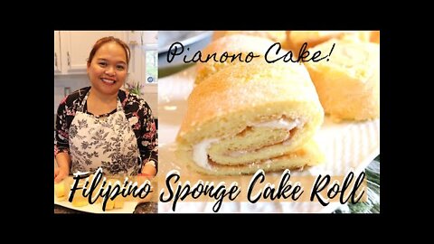 SPONGE CAKE Rolls | FILIPINO PIANONO Cake | HOW TO