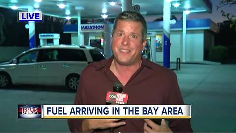 Fuel arriving in the Bay Area on Wednesday