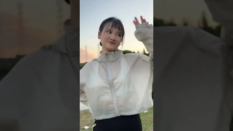 Cute Chinese Girl Shows Us What Is Under Her Jacket
