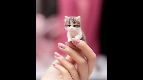 Cute cat playful kitten 😸 😍 💕 🐈‍⬛🐈😍🥰