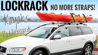 LockRack - NO STRAPS NEEDED - fits kayaks & paddle boards