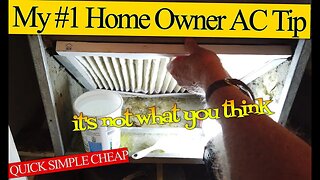 My #1 Homeowner AC Tip Can Save You $$$$$$ and costs almost nothing!