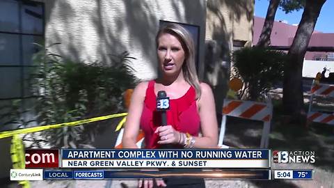 Henderson apartment has no running water again