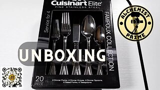 The best stainless steel knife set. The Cuisinart 20-piece silver elite flatware set (Unboxing)