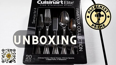 The best stainless steel knife set. The Cuisinart 20-piece silver elite flatware set (Unboxing)