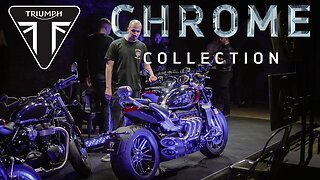 FIRST LOOK! 10 NEW Triumph Chrome Collection Models Revealed at The Bike Shed. Bonneville, Rocket 3