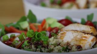 Chipotle Chicken Bowls with Cilantro-Lime Quinoa