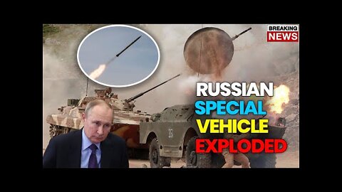 BIG EXPLOSION! Ukrainians Destroyed Russia’s Special Vehicle!