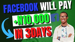 N20,000 Weekly Directly From Facebook Marketplace | Make Money Online In 2023
