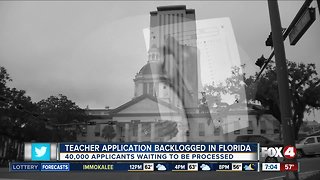 FL is in need of teachers but a 'significant backlog' leaves applicants waiting months for clearance