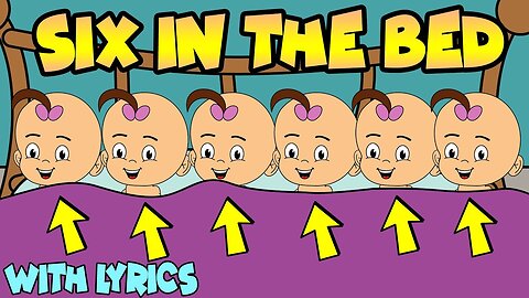 Six on the Bed Poem 2024 - New Nursery Rhyme Songs 2024 - Cartoons for Babies - English Poems
