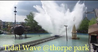 Tidal wave at Thorpe Park London