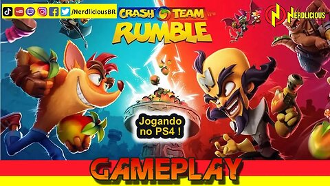 🎮 GAMEPLAY! Jogamos o divertido e dinâmico CRASH TEAM RUMBLE! Confira a nossa Gameplay!