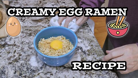 Easy Creamy Egg Ramen Recipe