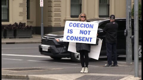 Teacher's protest South Australia