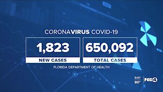 Coronavirus cases in Florida as of September 8th