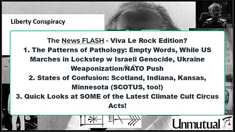 Liberty Conspiracy LIVE 4-5-24! Empty Biden-Blinken Words on Genocide, Ukraine-NATO, Scotts n Speech