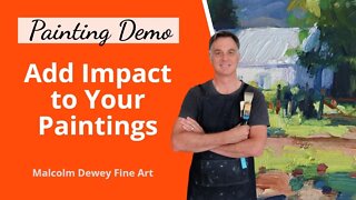 Best Tips to BETTER Landscape Paintings 🎨(Full Demo)