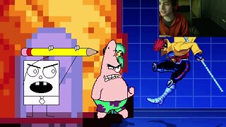 SpongeBob SquarePants Characters (SpongeBob, Squidward, And DoodleBob) VS Gambit In An Epic Battle