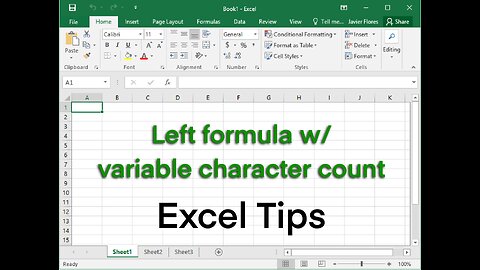 Left Function w/Variable Character Count