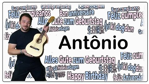 Happy Birthday Antônio - Happy Birthday to You Antônio #shorts