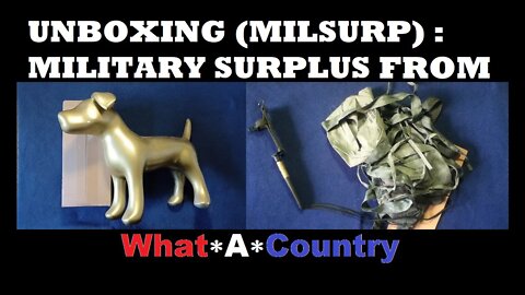 UNBOXING [99] : What A Country. M7 Bayonet W/ M8A1 Scabbard, AK47 Cleaning Kit, Pouches, and more!