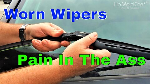 Replace Windshield Wipers With Button Release Chevy Silverado