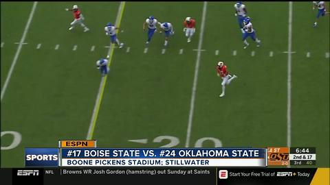Oklahoma State defeats Boise State, 44-21
