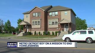 Young boy on a mission to end homelessness