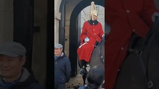 King's Guard won't wait #horseguardsparade